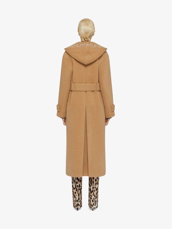 Givenchy Trench-coat in double face wool with removable hood ÚLTIMAS EDICIONES
