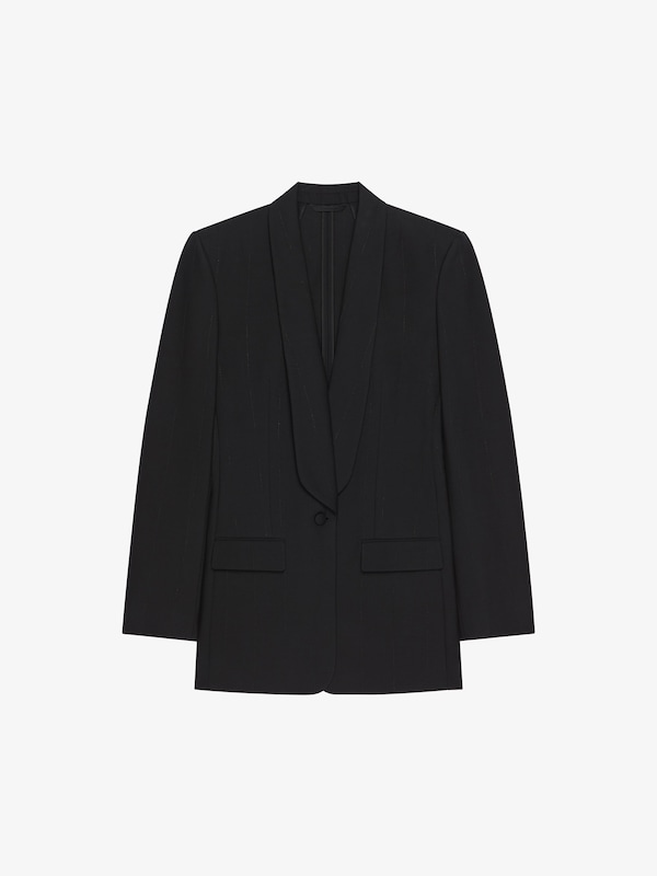 Givenchy Jacket in wool with lurex stripes Tienda de fábrica