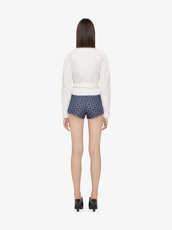 Givenchy Bow shirt in taffetas with 4G detail Libre de impuestos