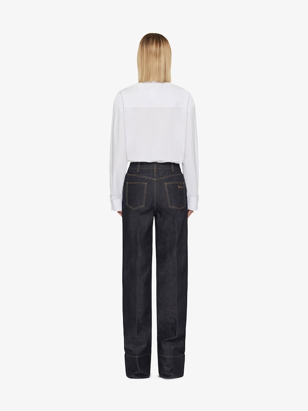 Givenchy Oversized shirt in cotton with crystals and pearls Descuentos del mes