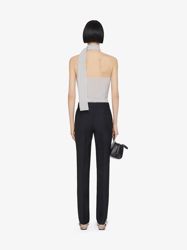 Givenchy Polka dots top in silk with lavallière Última moda