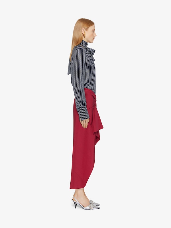 Givenchy Polka dots blouse in silk with lavallière and 4G detail Ofertas de temporada