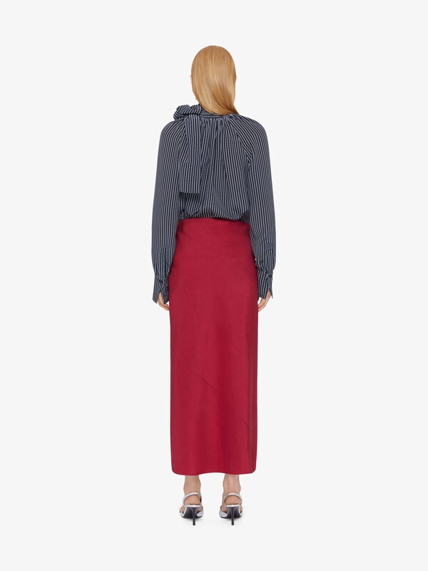 Givenchy Polka dots blouse in silk with lavallière and 4G detail Ofertas de temporada