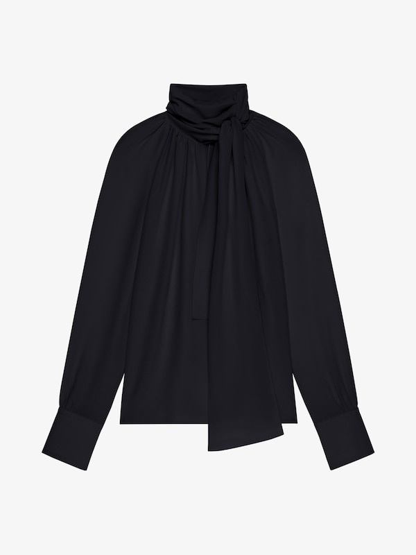 Givenchy Blouse in silk with lavallière Ofertas especiales