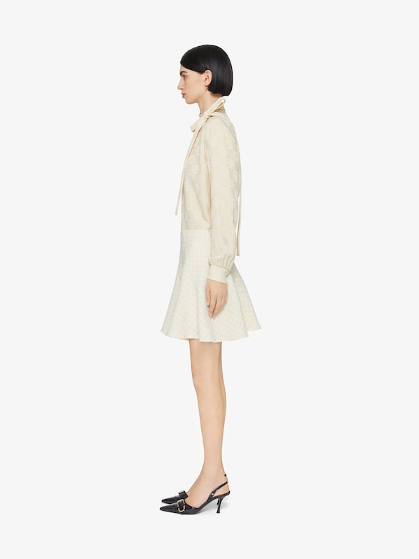 Givenchy Blouse in 4G Liquid jacquard with lavallière Precio ultrabajo
