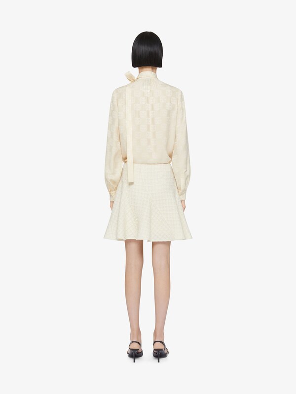 Givenchy Blouse in 4G Liquid jacquard with lavallière Precio ultrabajo