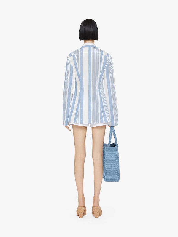 Givenchy Shirt in cotton and linen with 4G stripes Devoluciones gratuitas