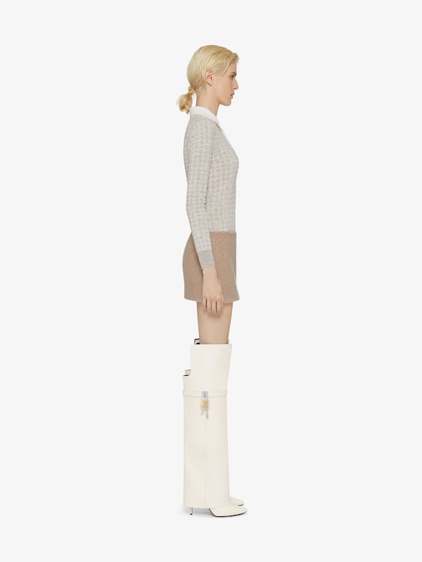 Givenchy Shark Lock Stiletto over-the-knee boots in nappa Rebajas