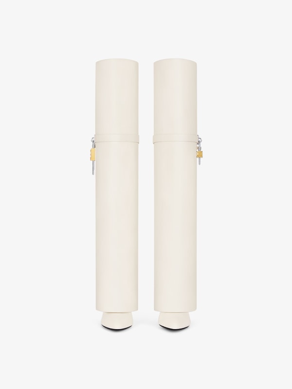 Givenchy Shark Lock Stiletto over-the-knee boots in nappa Rebajas
