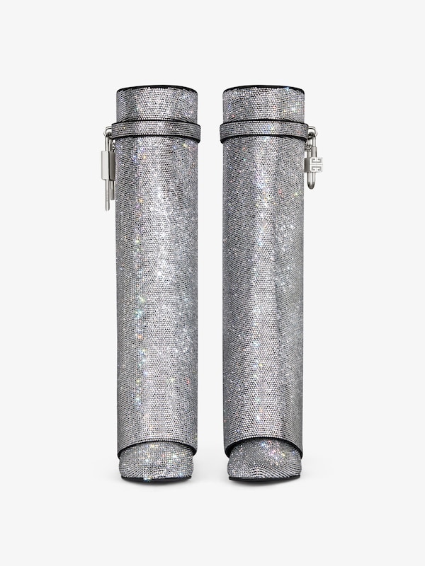 Givenchy Shark Lock boots wide fit in strass Ofertas