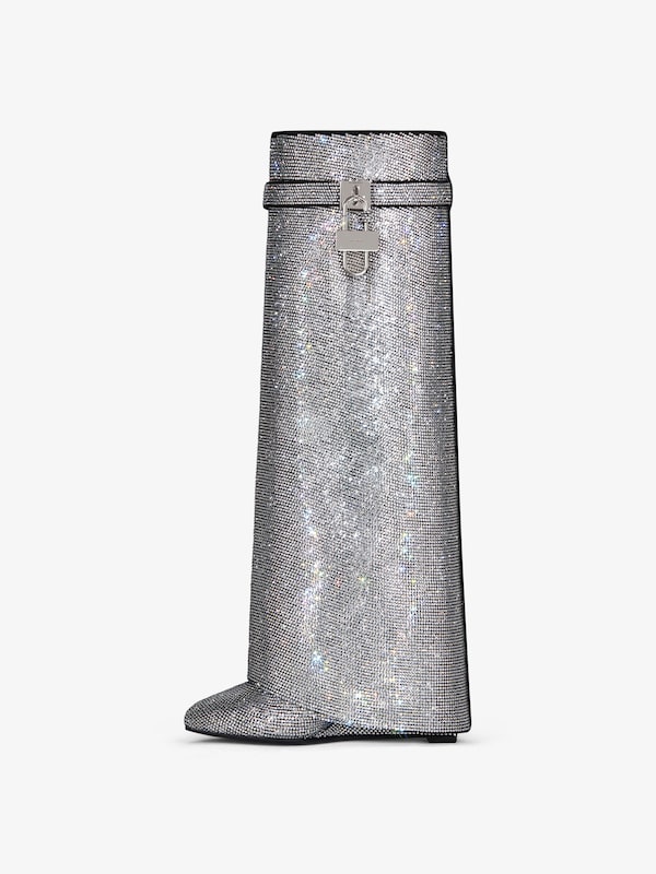 Givenchy Shark Lock boots wide fit in strass Ofertas