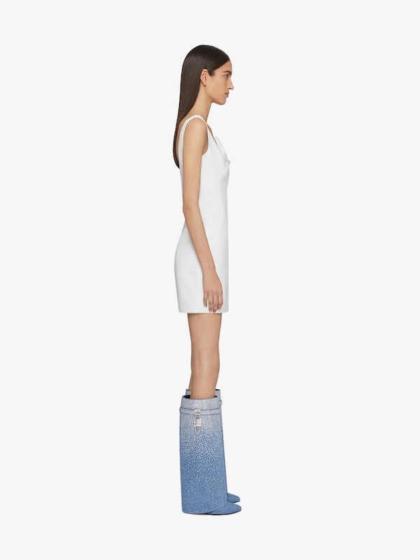 Givenchy Shark Lock boots in denim with strass Ventas relámpago
