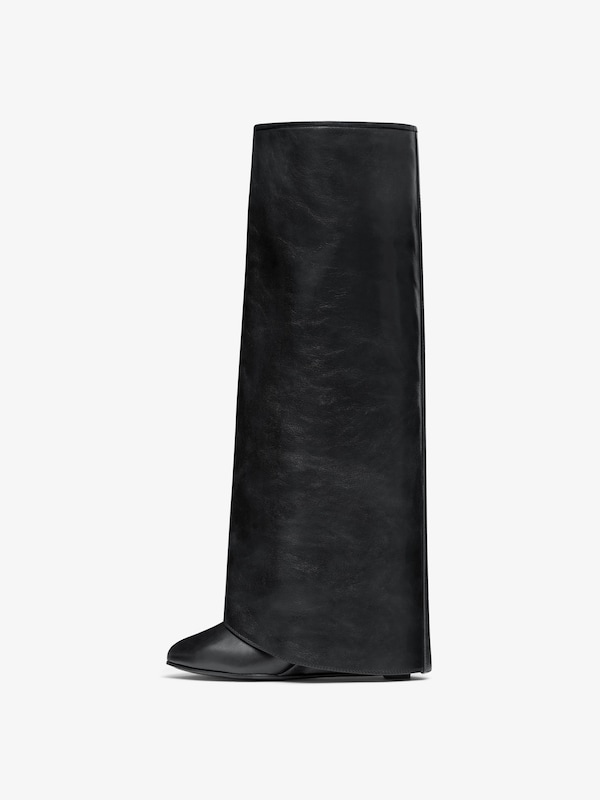 Givenchy Shark Lock Buckles boots in leather Descuento