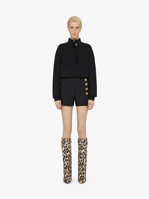 Givenchy Shorts in wool and mohair with buttons Tienda
