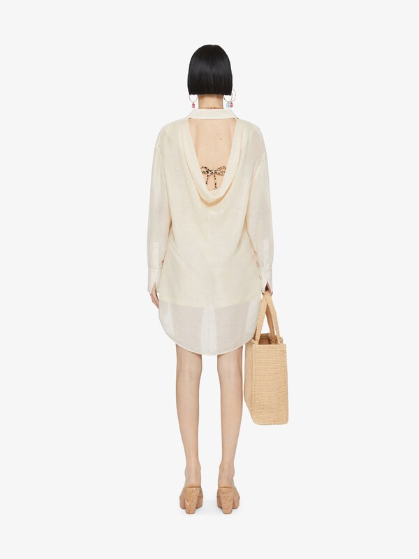 Givenchy Shorts in silk and linen Rebajas online