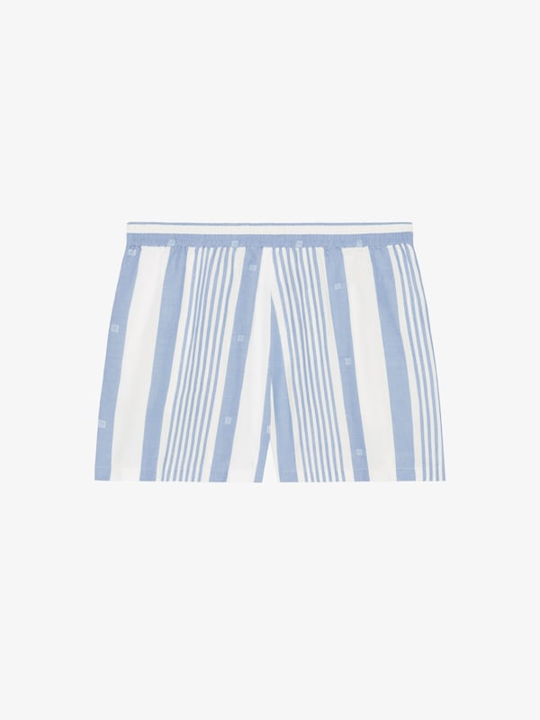 Givenchy Shorts in cotton and linen with 4G stripes Envío gratis