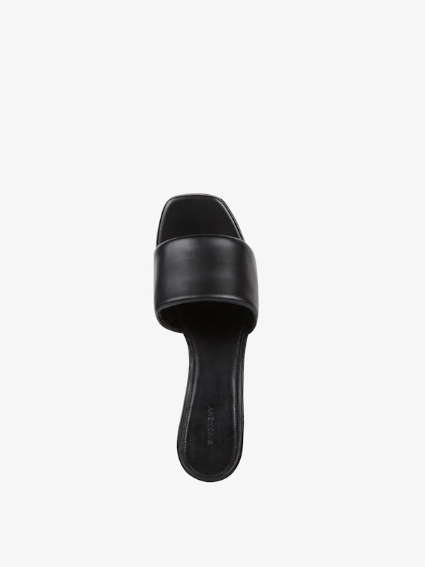 Givenchy G Cube heeled mules in leather Liquidación
