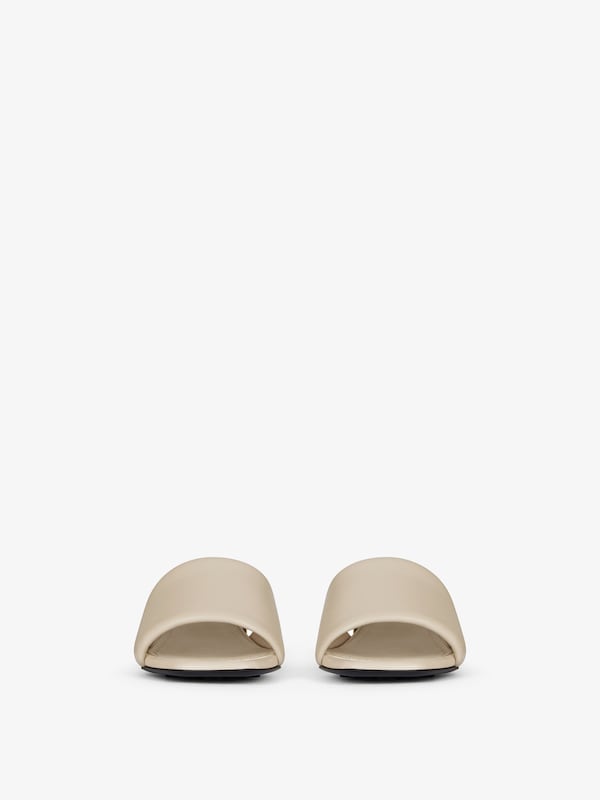 Givenchy G Cube heeled mules in leather Envío internacional gratuito