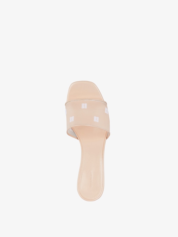 Givenchy G Cube heeled mules in 4G mesh Limitado a 3 días