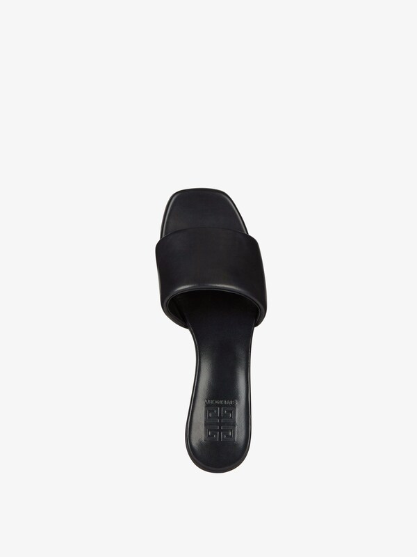 Givenchy G Cube heeled mules in leather Ahorra y exporta