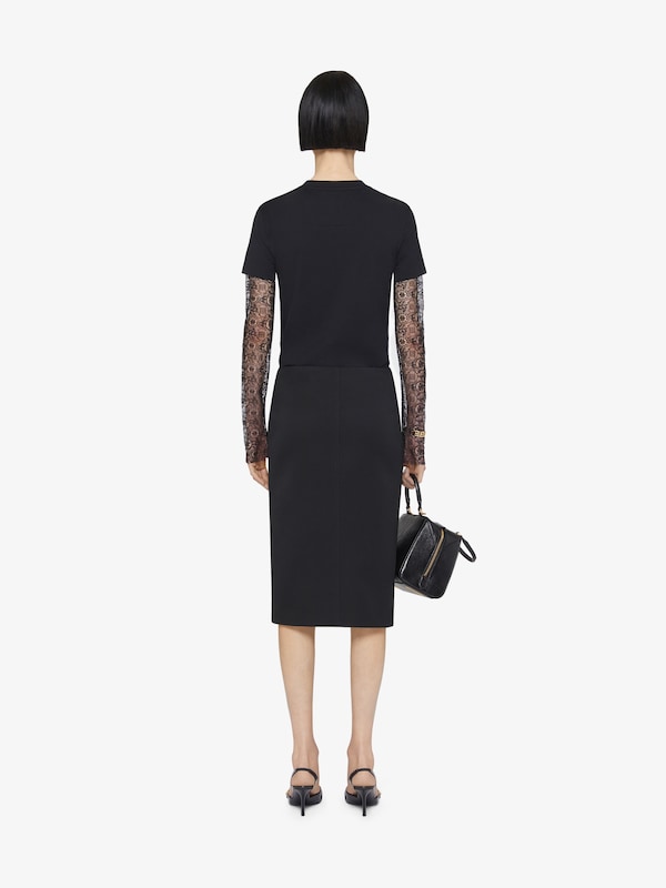 Givenchy Skirt in wool with 4G Liquid detail Descuento por venta flash