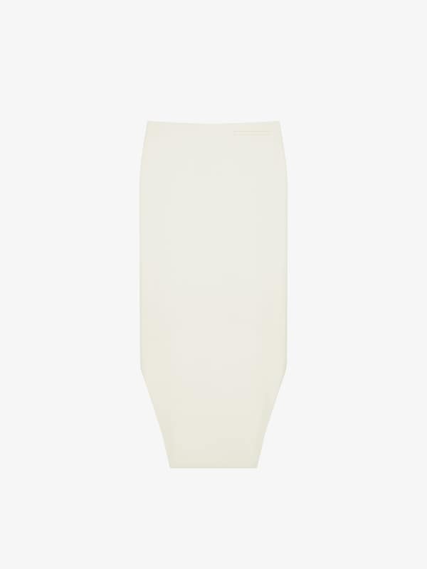 Givenchy Asymmetric skirt in wool and mohair Ofertas de temporada