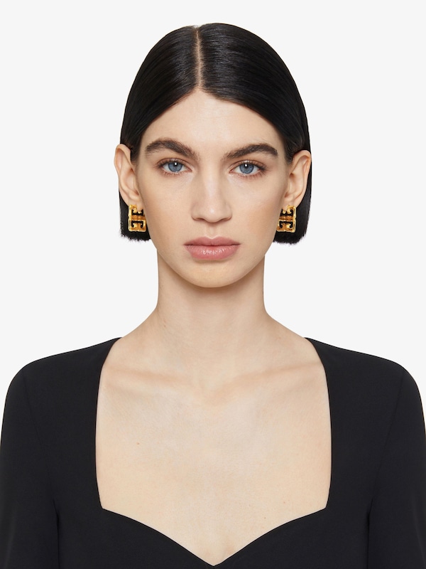 Givenchy 4G Liquid earrings in metal Rebajas de fin de temporada