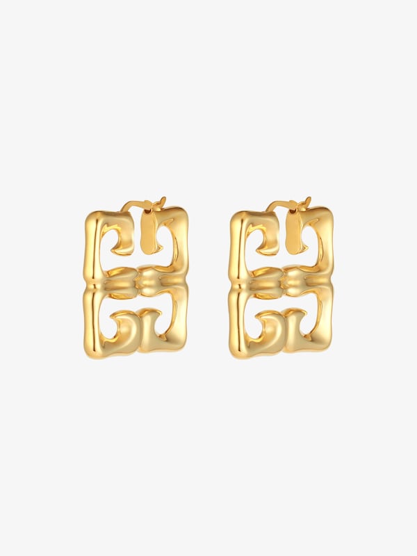 Givenchy 4G Liquid earrings in metal Rebajas de fin de temporada