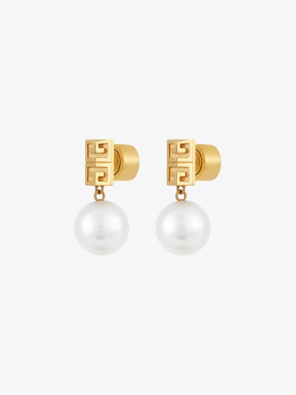 Givenchy 4G earrings in metal with pearls Precio ultrabajo