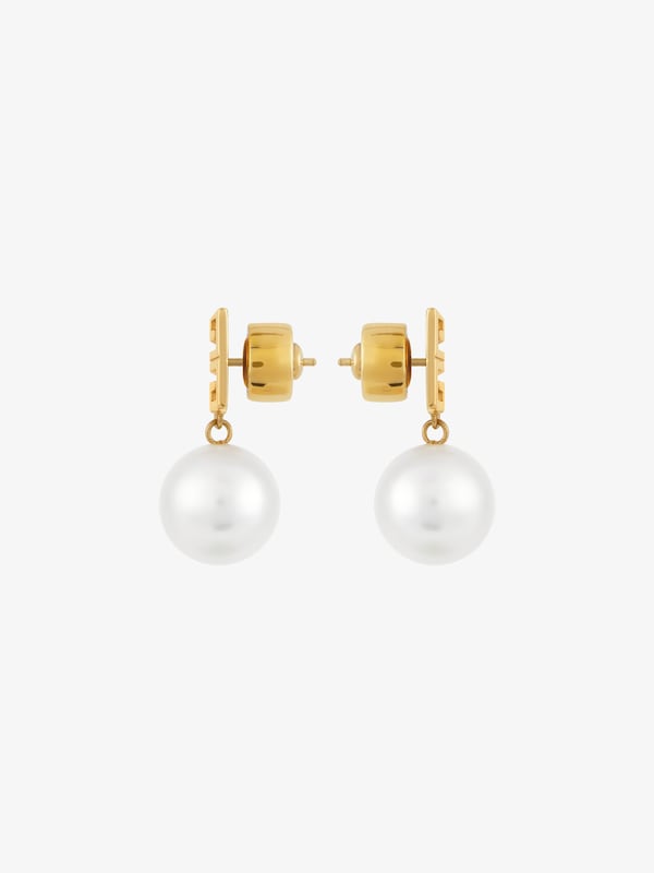 Givenchy 4G earrings in metal with pearls Precio ultrabajo