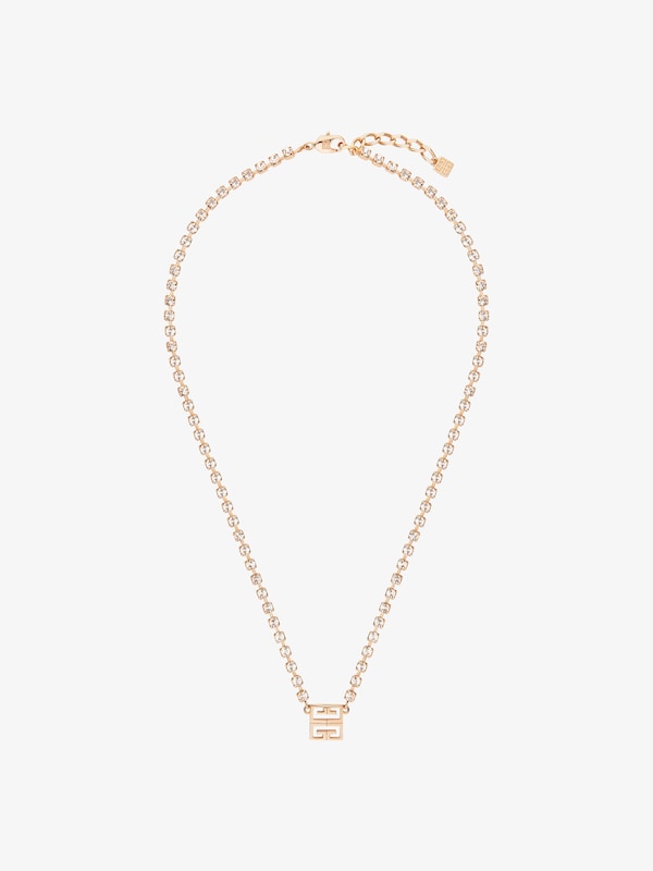 Givenchy 4G necklace in metal with crystals