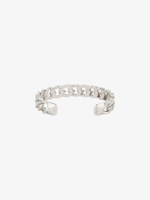 Givenchy G Chain bracelet in metal with crystals Rebajas