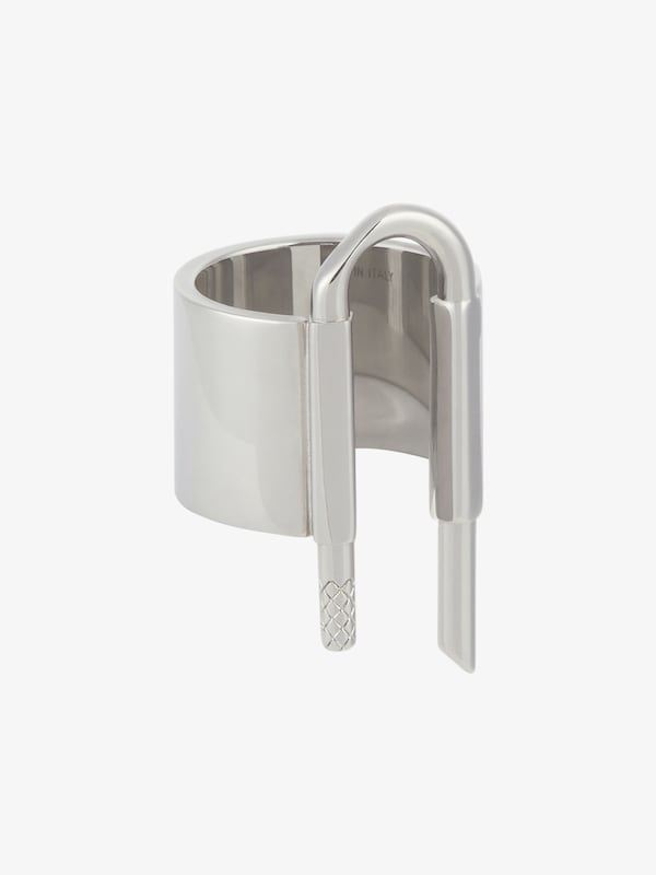 Givenchy U Lock ring in metal Ofertas