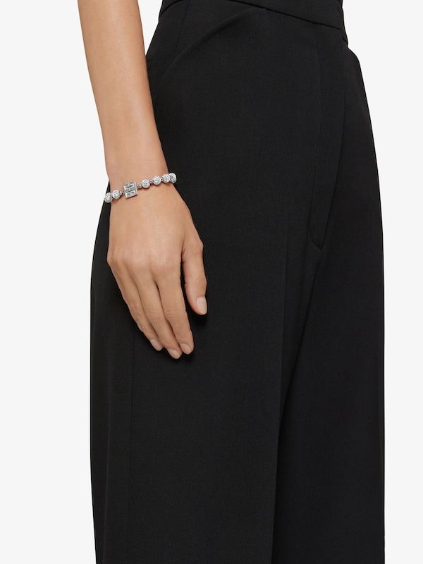 Givenchy 4G bracelet in metal with crystals En oferta