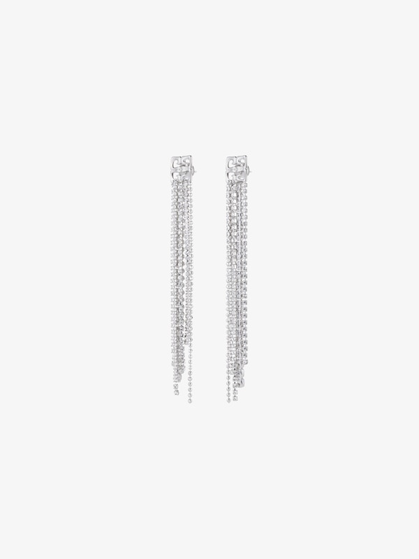 Givenchy 4G Liquid earrings in metal with crystals Los más vendidos