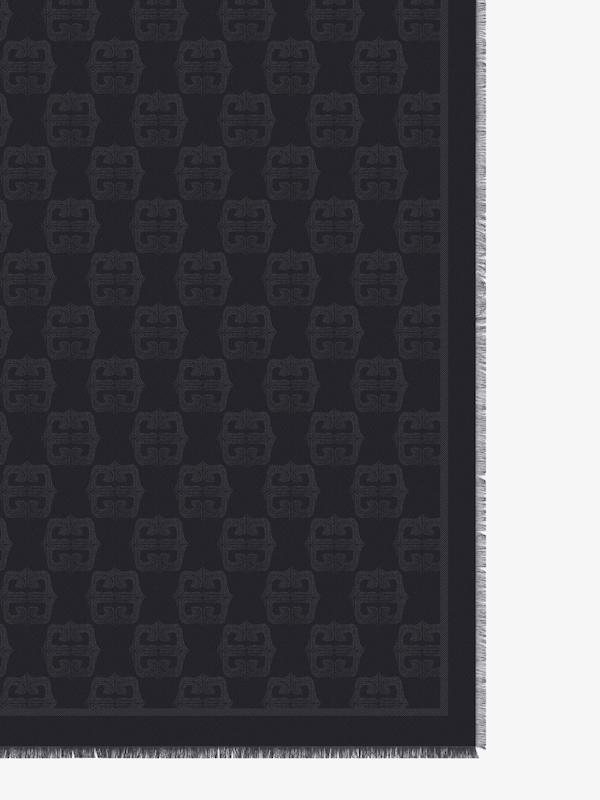 Givenchy 4G Liquid shawl in silk and cotton Mejor oferta