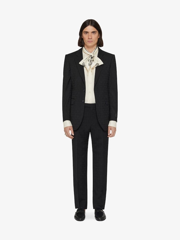 Givenchy Slim fit tailored pants in monogram 72 jacquard COMPRAR AHORA