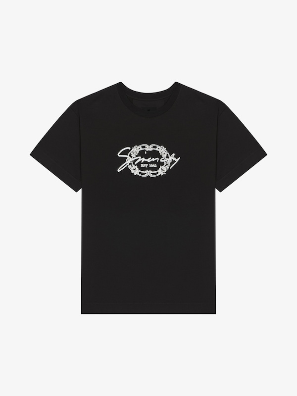 Givenchy T-shirt in cotton with GIVENCHY medallion Últimos 2 días