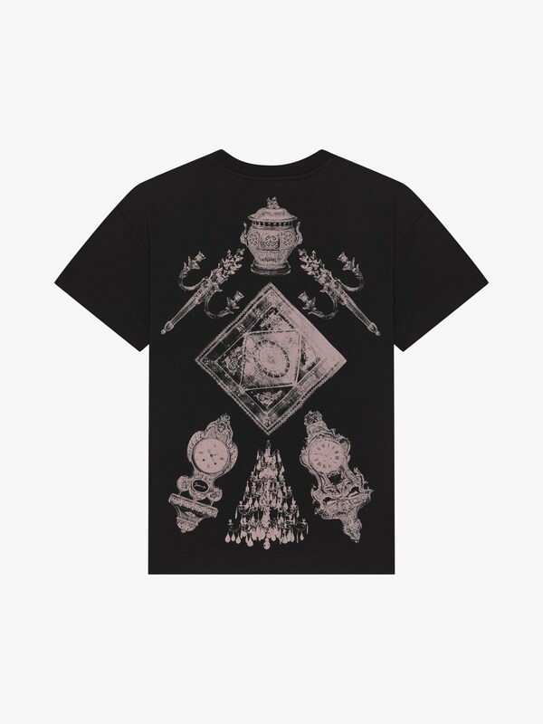 Givenchy T-shirt in cotton with Hubert objects print Último día