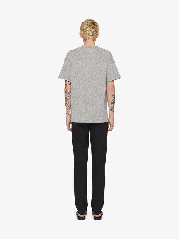 Givenchy T-shirt in cotton with crystals and 4G detail Oferta especial de fábrica
