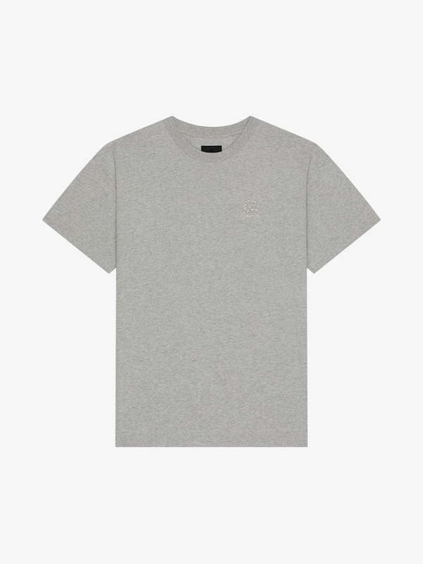 Givenchy T-shirt in cotton with crystals and 4G detail Oferta especial de fábrica