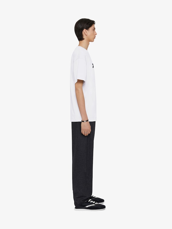 Givenchy T-shirt in cotton GIVENCHY Feathers Promoción trimestral