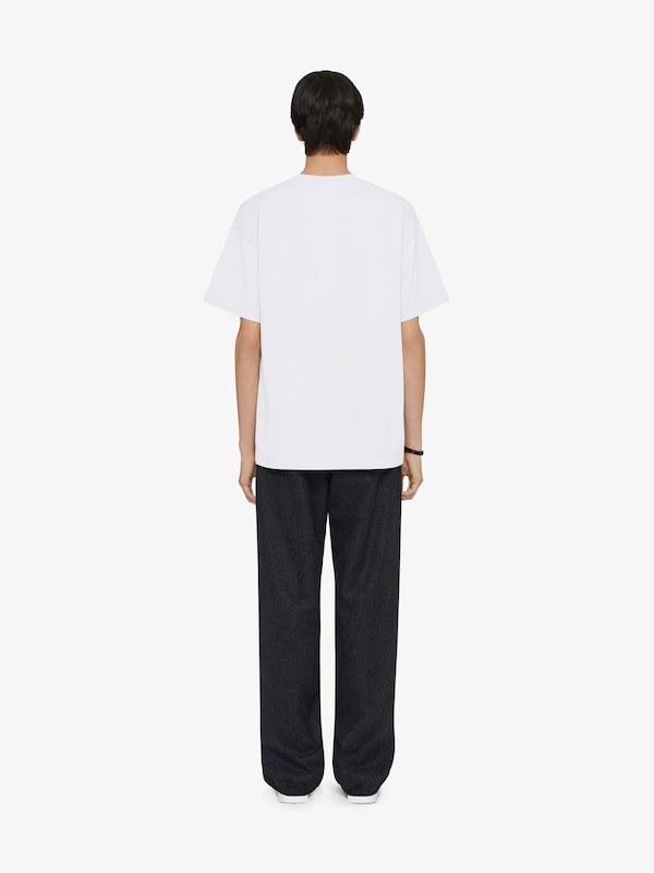 Givenchy T-shirt in cotton GIVENCHY Feathers Promoción trimestral