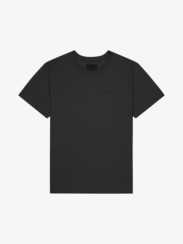 Givenchy T-shirt in cotton with GIVENCHY signature Liquidación