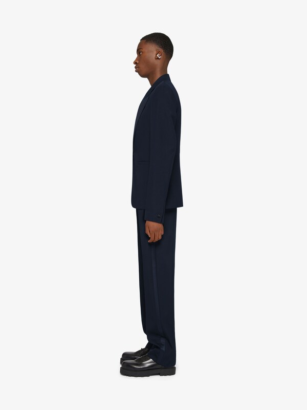 Givenchy Tailored pants in wool with satin piping Grandes ahorros