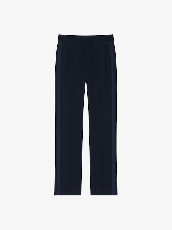 Givenchy Tailored pants in wool with satin piping Grandes ahorros