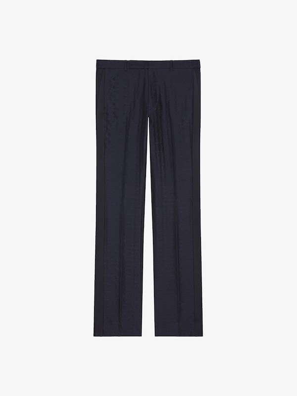 Givenchy Slim fit pants in monogram 72 wool and silk Precio ultrabajo