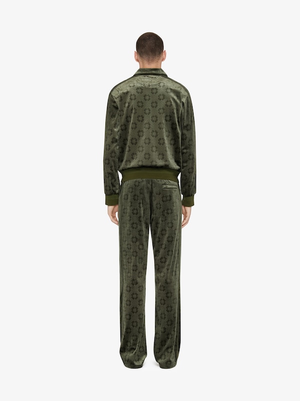 Givenchy Jogger pants in monogram 72 velvet Devoluciones gratuitas