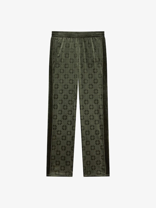 Givenchy Jogger pants in monogram 72 velvet Devoluciones gratuitas