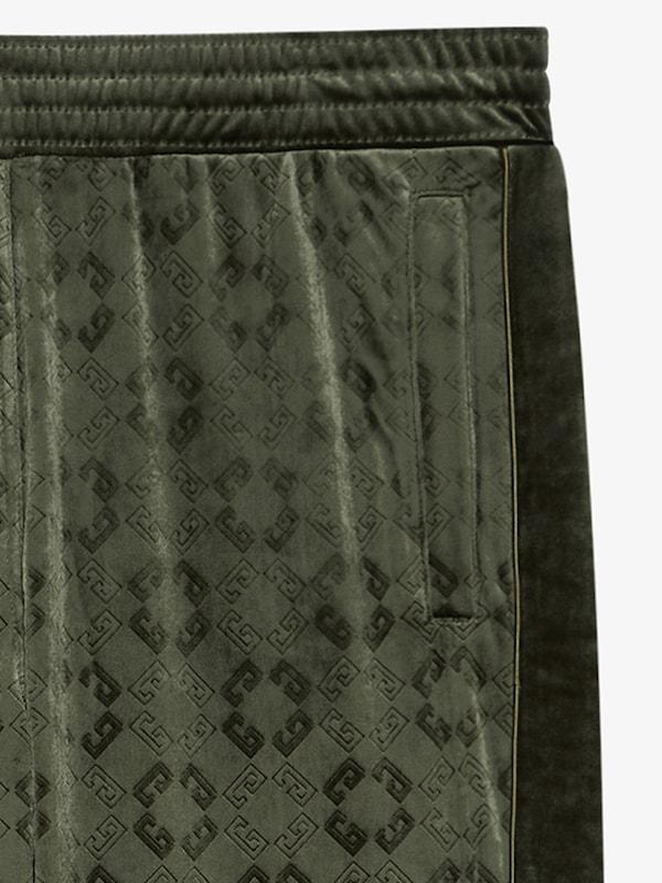 Givenchy Jogger pants in monogram 72 velvet Devoluciones gratuitas